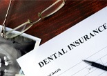 dental insurance form on table 