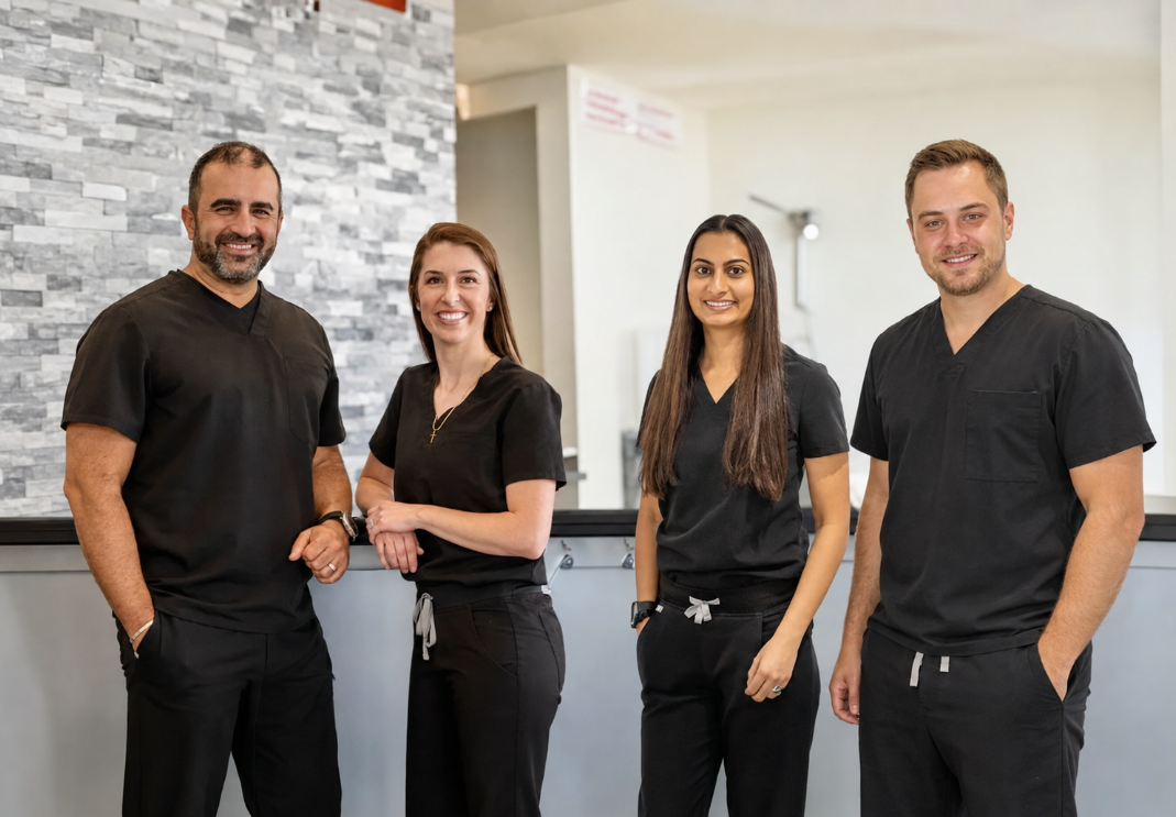 Phoenix dentists Doctor Reza Jafari Doctor Sierra Ferreira and Doctor Reema Patel