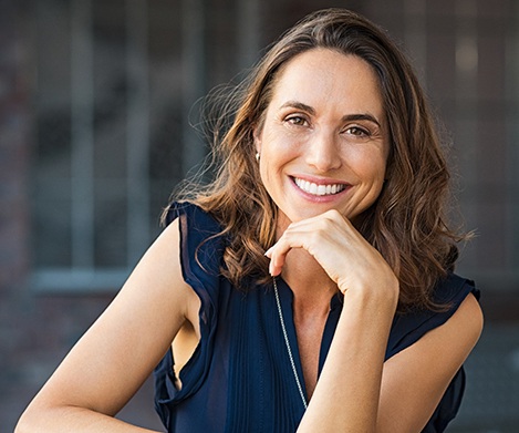 Smiling woman