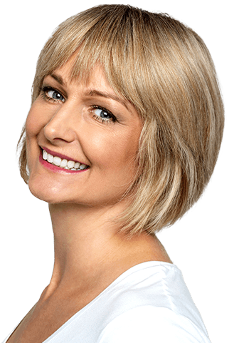 Woman smiling
