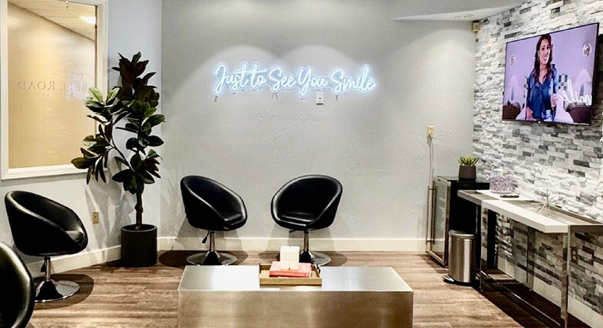 Dental office waiting room