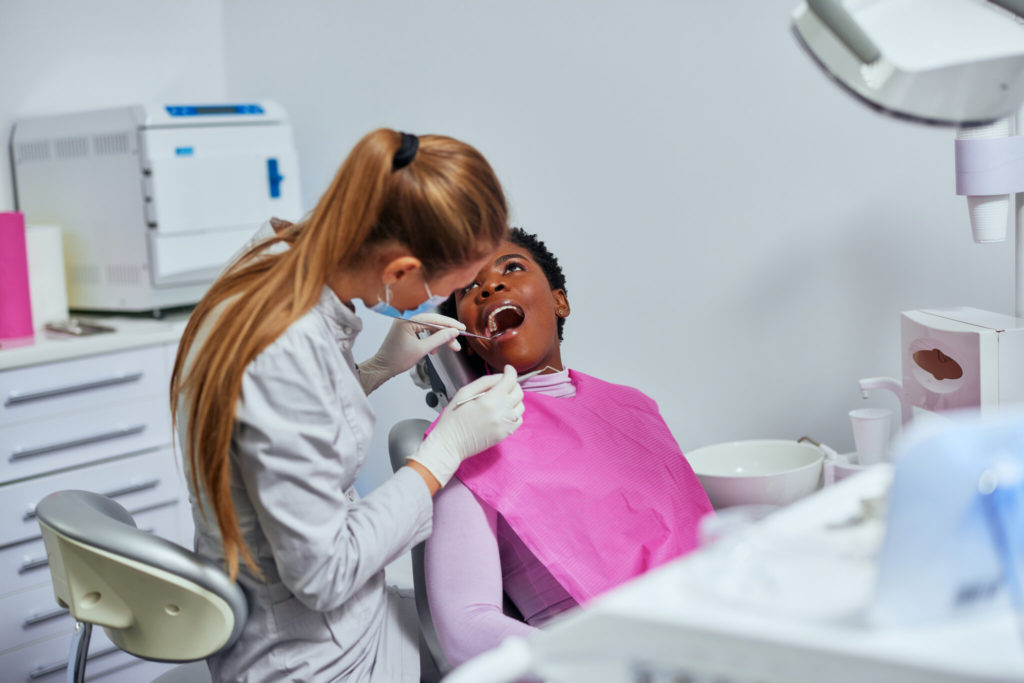 patient at the dentist in Phoenix